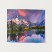 Oxbowのくねりの日の出 タペストリー (正面(横))