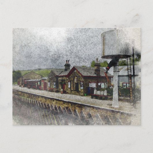 Oxenhope Railway Station ポストカード (正面)