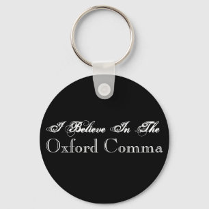 Oxford信じ Comma Keychainで キーホルダー