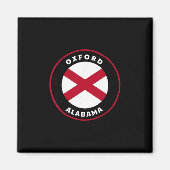Oxford Alama Al State Flag Dge Vacation  マグネット (正面)