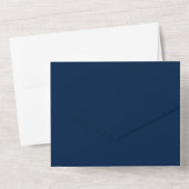 Oxford Blue All-in-One招待状 – カスタマイズ オールインワン招待状 (裏面)