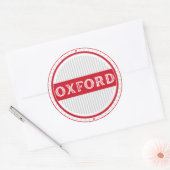 Oxford City Pride Emblem – English Identity ラウンドシール (封筒)