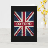 Oxford England Britain Uk History Vacation Souveni カード (黄色い花)