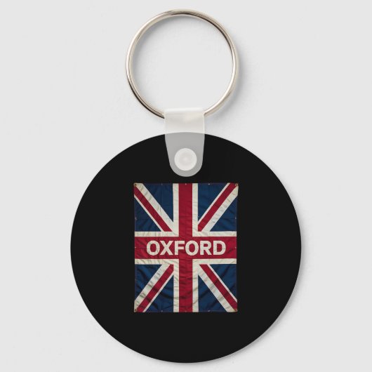 Oxford England Britain Uk History Vacation Souveni キーホルダー (正面)