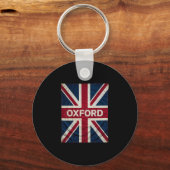 Oxford England Britain Uk History Vacation Souveni キーホルダー (正面)