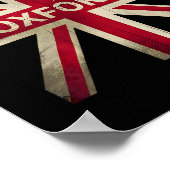 Oxford England Britain Uk History Vacation Souveni ポスター (角)