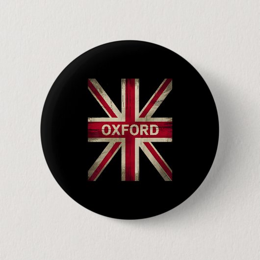 Oxford England Britain Uk History Vacation Souveni 缶バッジ (正面)
