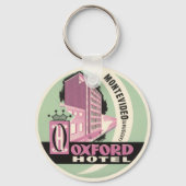 Oxford Hotel, Montevideo, Uruguay, Vintage Travel キーホルダー (正面)