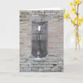 「Oxford Mill Windows」クリスマス·カード カード (黄色い花)