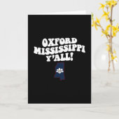 Oxford Mississippi Y'all Ms Southern Vacation カード (黄色い花)