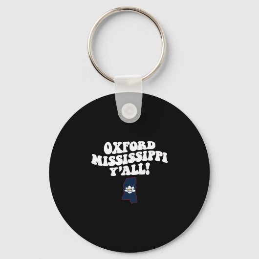 Oxford Mississippi Y'all Ms Southern Vacation キーホルダー (正面)