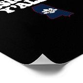 Oxford Mississippi Y'all Ms Southern Vacation ポスター (角)