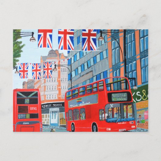 Oxford Street Invitation 案内ポストカード (正面)