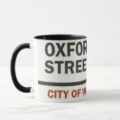 Oxford Street Sign  マグカップ (左)