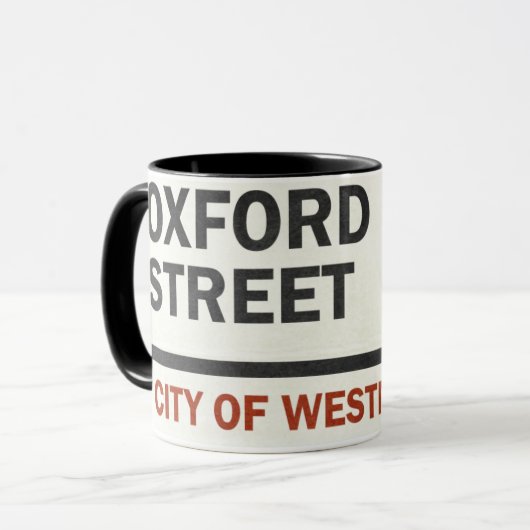 Oxford Street Sign  マグカップ (正面左)