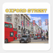 Oxford Street Stickers  スクエアシール (正面)