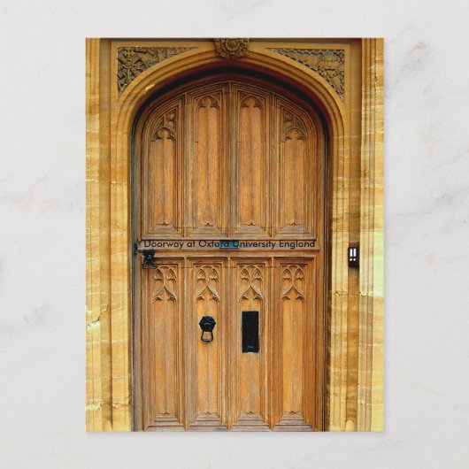 Oxford Universityポストカード用イメージ ポストカード (正面)