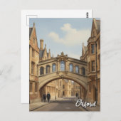 Oxford University Bridge of Sighs England Travel ポストカード (正面/裏面)