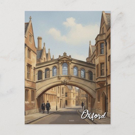 Oxford University Bridge of Sighs England Travel ポストカード (正面)