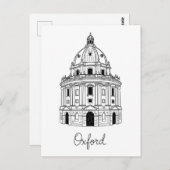 Oxford University Radcliffe Camera England Travel ポストカード (正面/裏面)
