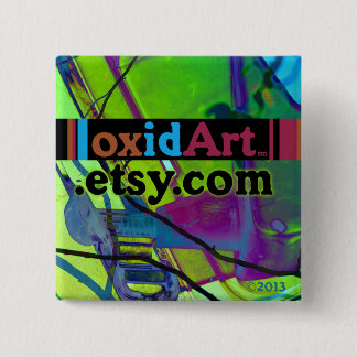 oxidArtの正方形ボタン 缶バッジ