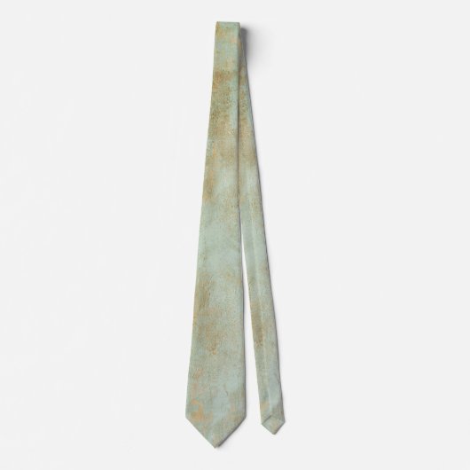 Oxidized Copper and Green Texture ネクタイ (正面)
