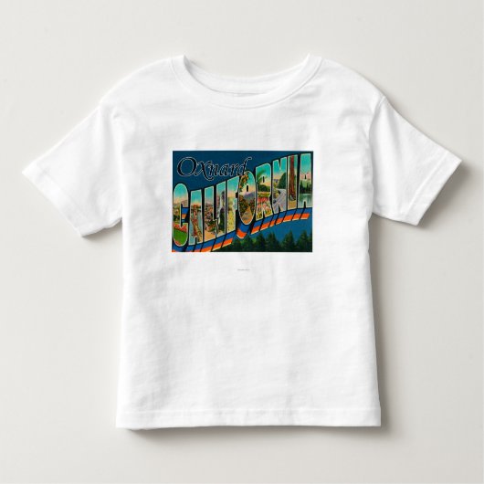 Oxnard、カリフォルニア-大きい手紙場面 トドラーTシャツ (正面)