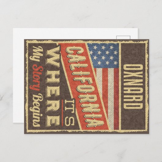 Oxnard California ポストカード (正面/裏面)