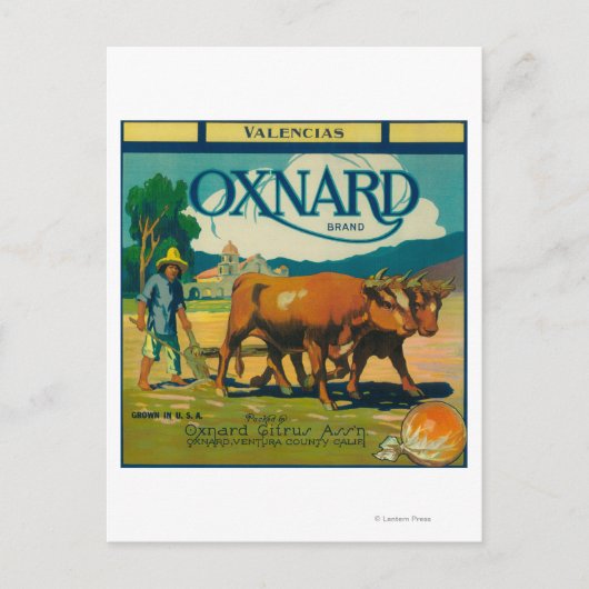 Oxnard Orange LabelOxnard（カリフォルニア州） ポストカード (正面)