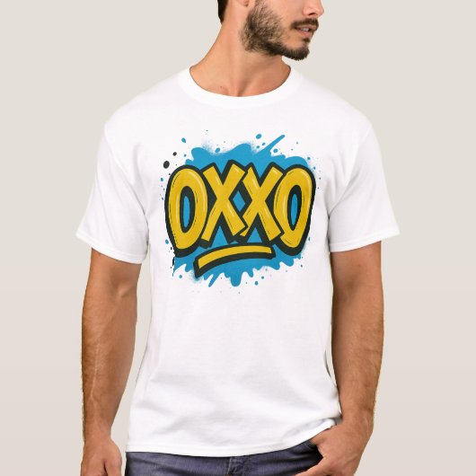 OXXO グラフィティ デザインTシャツ Tシャツ (正面)