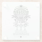 Oxygen 888 Name of Jesus  ガラスコースター (裏面)