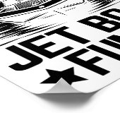 Oxygen I Prefer Jet Boat Fumes Jetboat Captain Jet ポスター (角)