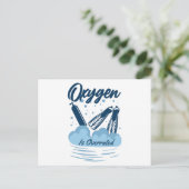 Oxygen is Overrated - For Swimmers ポストカード (スタンド正面)