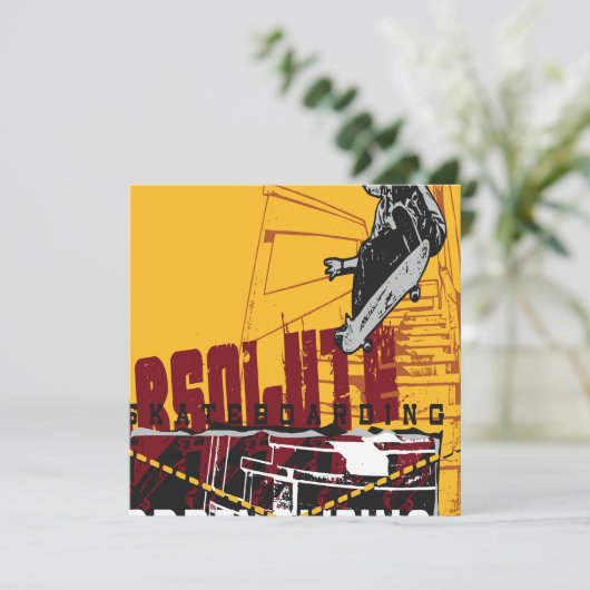 Oxygenteesのスケートボードの招待状 招待状 (スタンド正面)