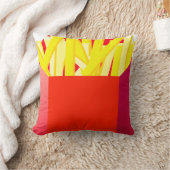 Oxygenteesのフライドポテトのアメリカ人のMoJoの枕 クッション (ブランケット)