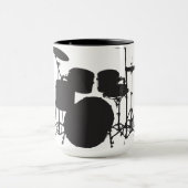Oxygenteesのロックンロールのドラム マグカップ (中央)