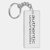 Oxymoron – 本物の再生キーチェーン キーホルダー (正面左)