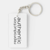Oxymoron – 本物の再生キーチェーン キーホルダー (裏面)
