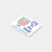 Oy-To-The-World ハヌカおめでとう ポストイット (アングル)