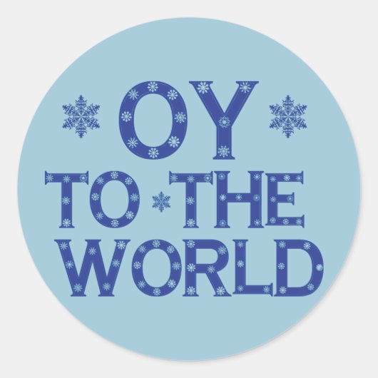 OY to the World Stickers ラウンドシール (正面)