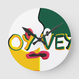 Oy Veyの柱時計 ラウンド壁時計