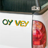Oy Vey バンパーステッカー (トラック上)