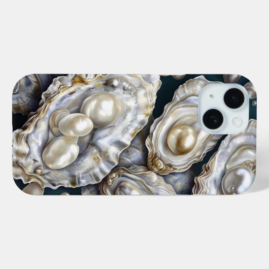 Oyster and Pearl Traditional Case-Mate Iphone Case iPhoneケース (裏面 (横))