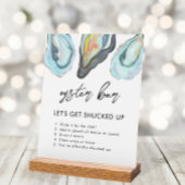 Oyster Bar Coastal Seaside Wedding Sign, アクリルサイン