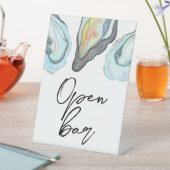 Oyster Bar Coastal Wedding Open Bar 台座サイン (インサイチュ)