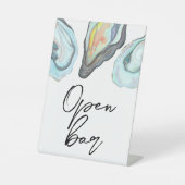 Oyster Bar Coastal Wedding Open Bar 台座サイン (正面)