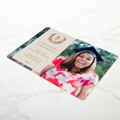 Oyster DO Asclepius卒業写真のお知らせ 箔招待状 (回転した状態)