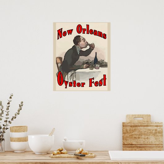 Oyster Festival, New Orleans, LA ポスター (キッチン)