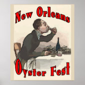 Oyster Festival, New Orleans, LA ポスター (正面)