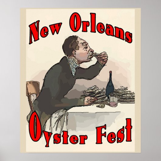 Oyster Festival, New Orleans, LA ポスター (正面)